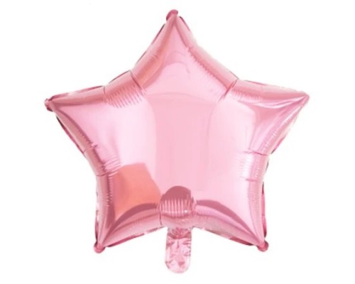 Шар Flexmetal звезда «Розовая перламутровая» 18'