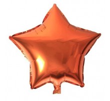 Шар Flexmetal звезда «Оранжевая» 18'