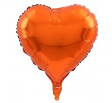 Шар Flexmetal сердце «Оранжевое» 18'