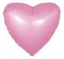 Шар Flexmetal сердце «Розовое сатин» 18'