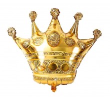 Фольгированный Шар-Фигура Qualatex «Корона Золотая» 89 см