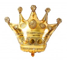 Фольгированный Шар-Фигура Qualatex «Корона Золотая» 89 см
