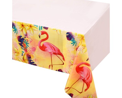 Скатерть с рисунком «Фламинго» 108х180 см  АКЦІЯ