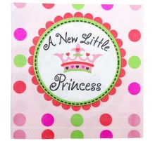Салфетки "A new little princess" .  АКЦІЯ