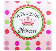 Салфетки "A new little princess" .  АКЦІЯ