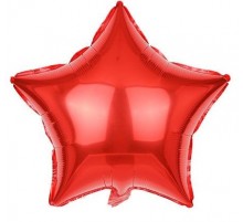 Фолльгированный шар Звезда Китай - «Красная» 18'
