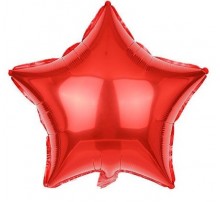 Фолльгированный шар Звезда Китай - «Красная» 18'
