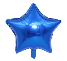 Фолльгированный шар Звезда Китай - «Синий» 18'