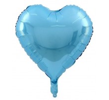Фолльгированный шар Сердце Китай - «Голубая» 18'