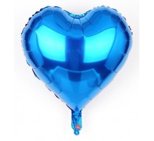 Фолльгированный шар Сердце Китай - «Синий» 18'