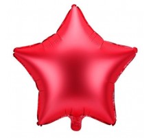 Фольгированная Звезда Китай (Сатин) "Красная" 18'