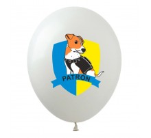 Латексна кулька Арт-SHOW "Пес патрон" пастель 12' (1 ст. 5 на білому)