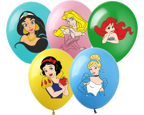 Латексна кулька Арт-SHOW "Принцеси"  12' (1 ст. 5 кольорів)