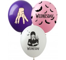 Латексна кулька Арт-SHOW  "Wednesday Венздей" 12' (5ст. 5 кольорів)