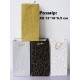 Пакет подарунковий міні "Бите скло з золотом" Розмір: XS 12*16*6.5 см